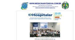 Desktop Screenshot of medicinaintensiva.com.br